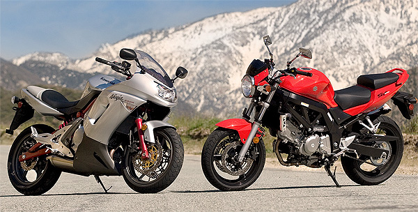 2006: Ninja 650R против Suzuki SV650
